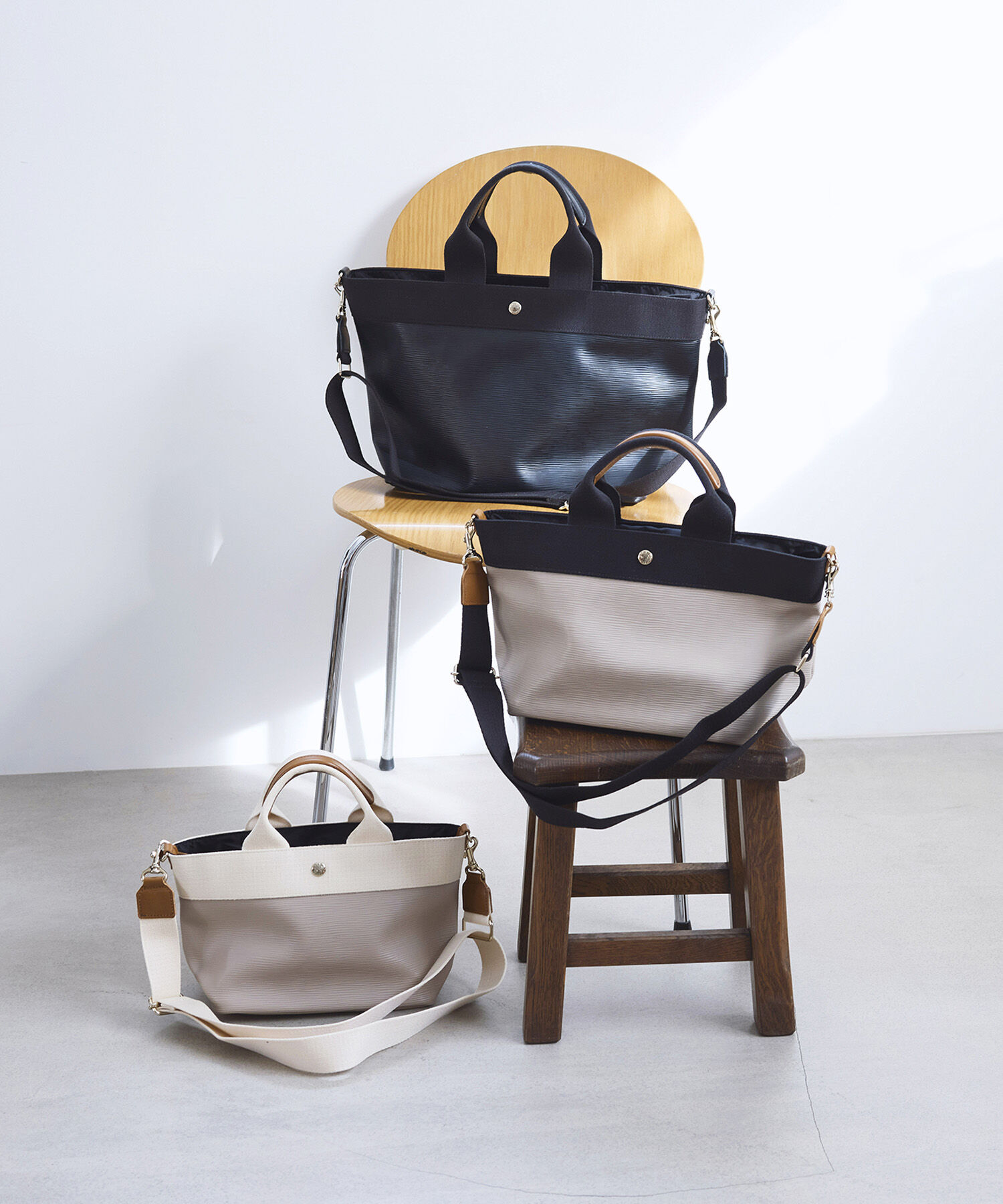 TOPKAPI BREATH「【人気色が限定復活！】【Breath TOPKAPI】RIPPLE リプル トート バッグ M（ショルダー付き）」|トートバッグ|