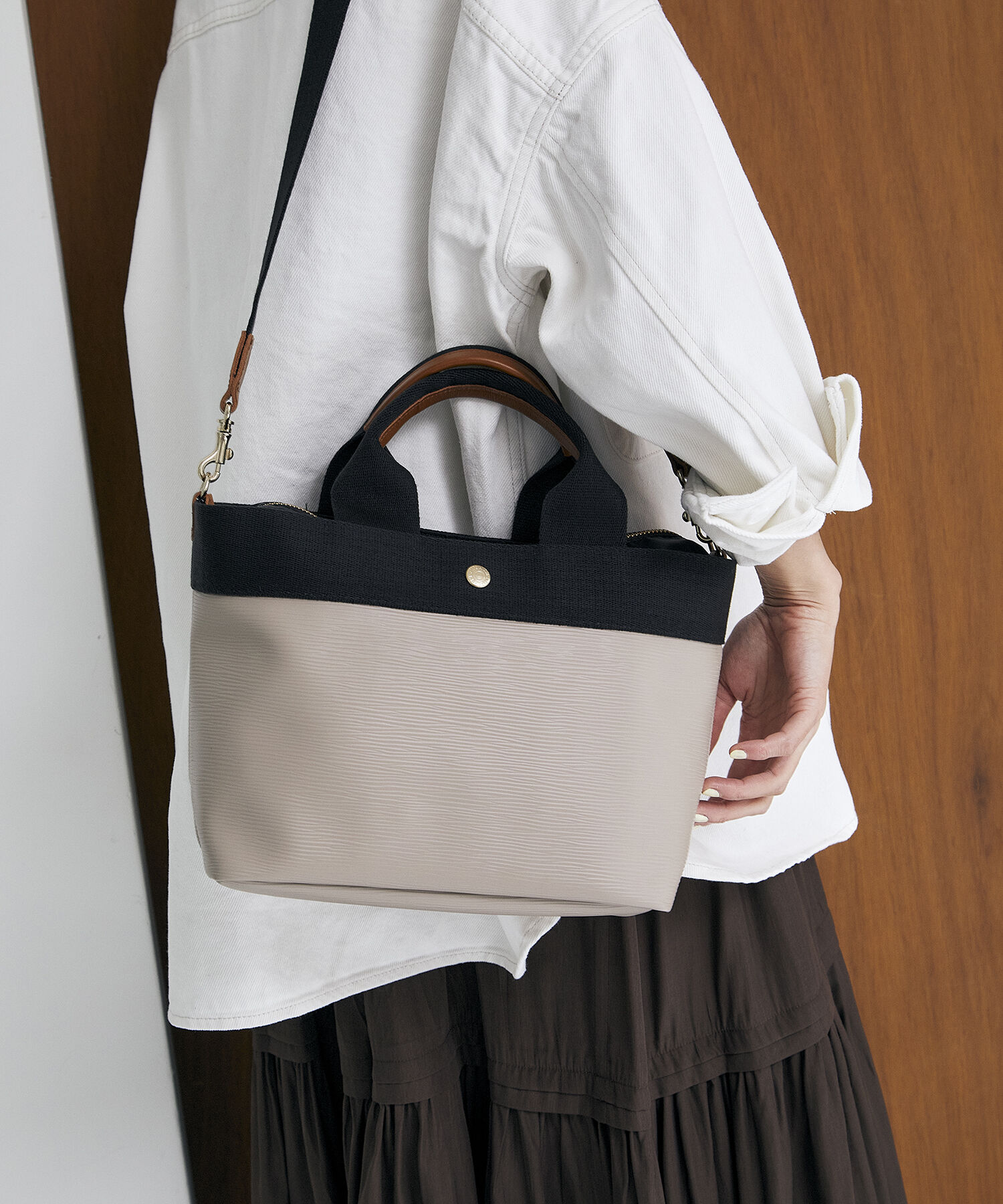 TOPKAPI BREATH「【人気色が限定復活！】【Breath TOPKAPI】RIPPLE リプル トート バッグ M（ショルダー付き）」|トートバッグ|