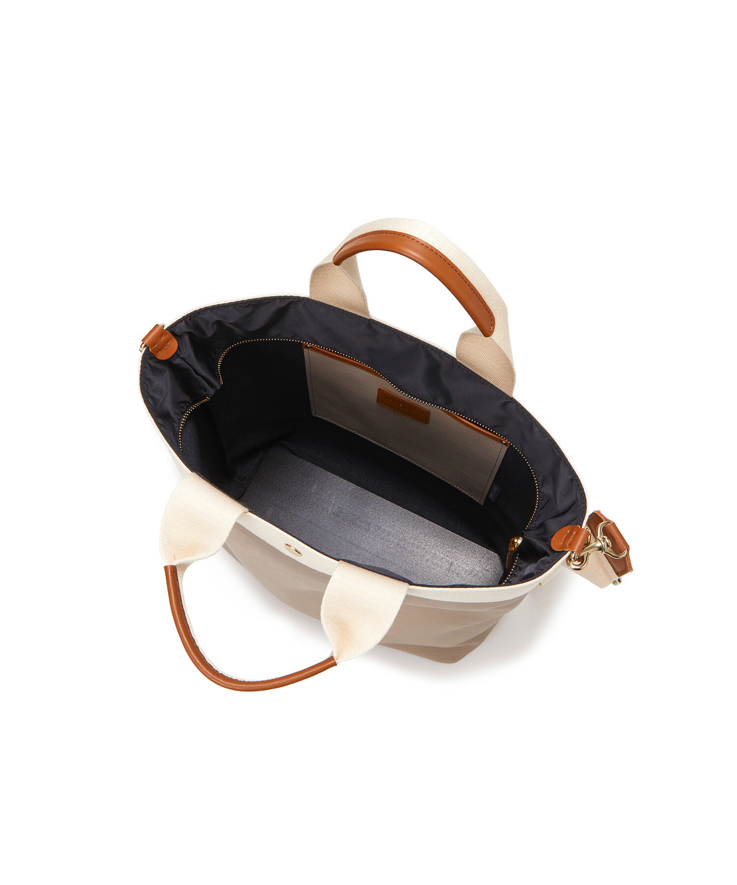 TOPKAPI BREATH「【Breath TOPKAPI】RIPPLE リプル ファスナー付 縦型 2way トートバッグ L」|トートバッグ|