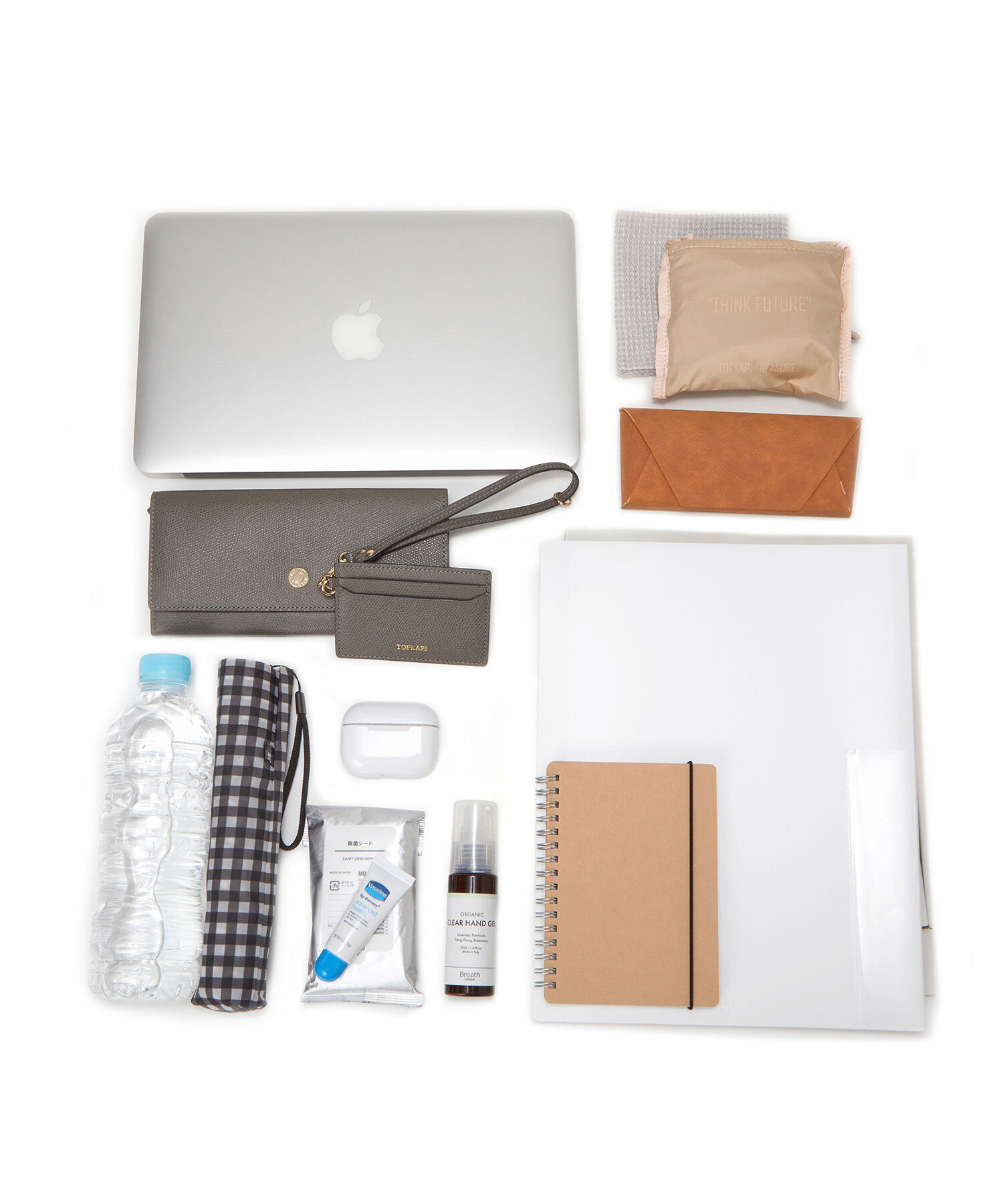 TOPKAPI BREATH「【Breath TOPKAPI】RIPPLE リプル ファスナー付 縦型 2way トートバッグ L」|トートバッグ|