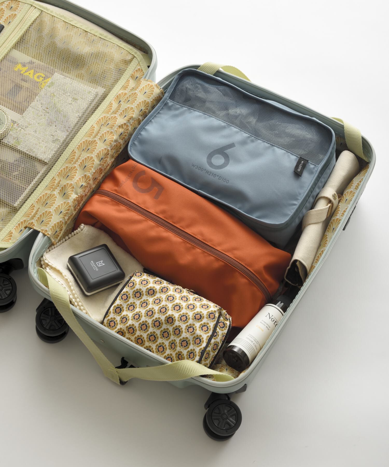 MILESTO「MILESTO UTILITY ハードキャリー キャビンサイズ ストッパー付」|キャリーケース|