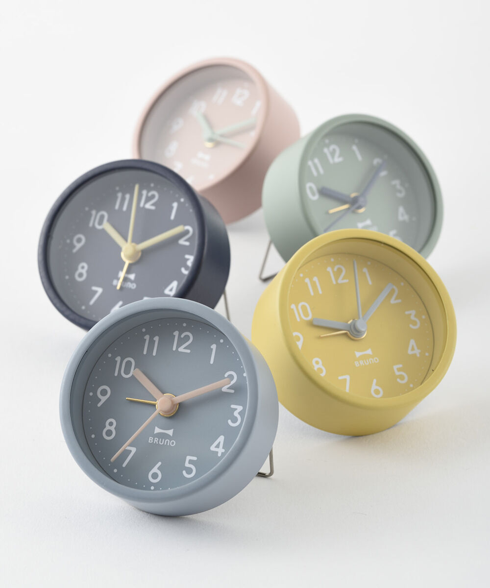 BRUNO「ラウンドリトルクロック」|クロック・置時計|