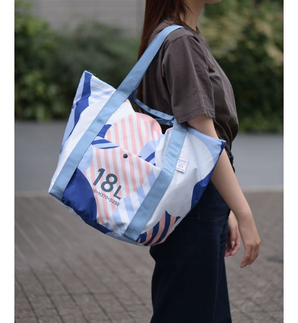MILESTO「MILESTO&times;PAPIERTIGRE ポケッタブルトートバッグ 18L」|トートバッグ|