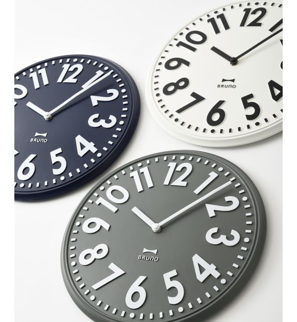 BRUNO「エンボスウォールクロック」|クロック・置時計|