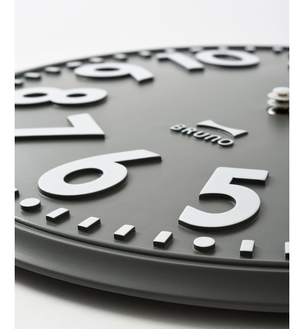 BRUNO「エンボスウォールクロック」|クロック・置時計|