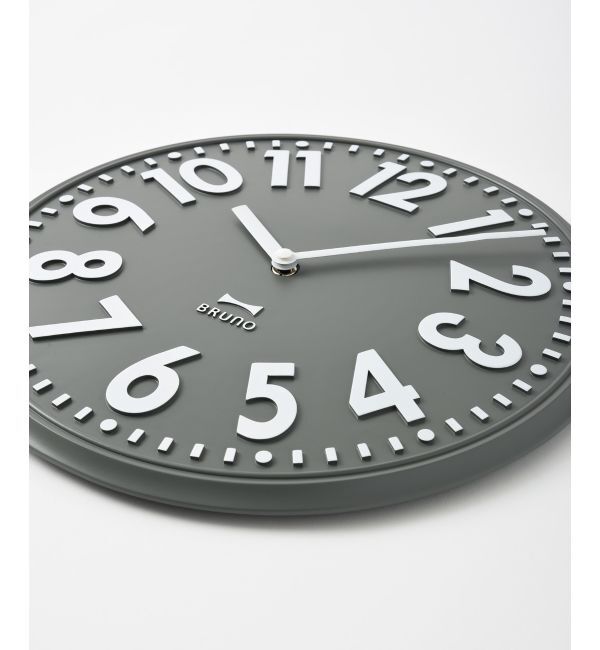 BRUNO「エンボスウォールクロック」|クロック・置時計|