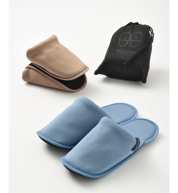 MILESTO「MILESTO UTILITY 洗える携帯スリッパ L」|トラベルグッズ|