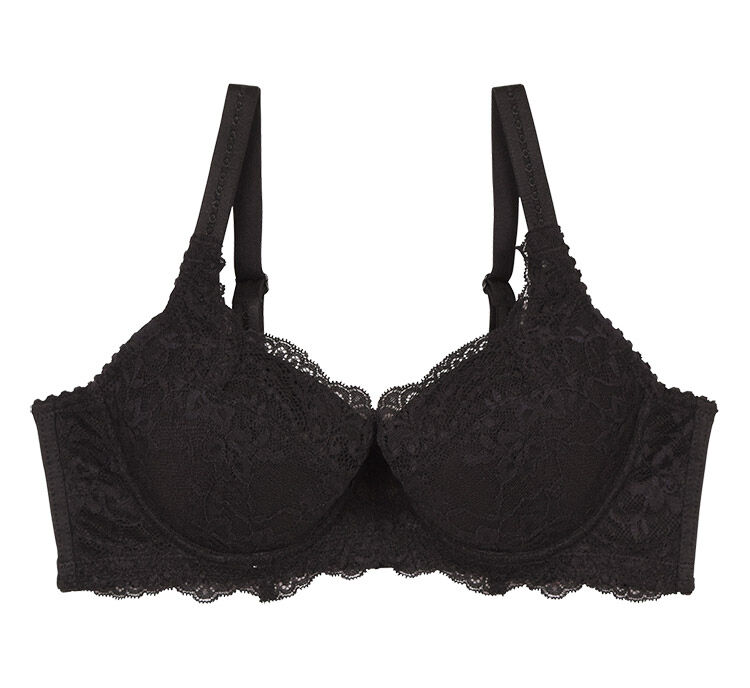 intesucre「アンテシュクレ 脇高ブラ Premium ブラジャー単品 A-K/60-85 TBT002A」|インナー|BK