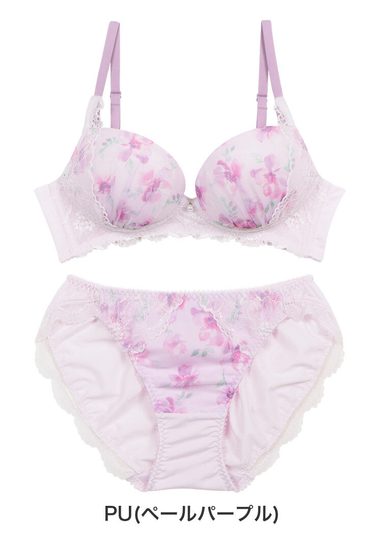 intesucre「アンテシュクレ らくしてキレイ ノンワイヤー ブラセット B-F/65-75 IBN358」|インナー|