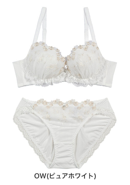 intesucre「アンテシュクレ 毎日フィットブラ ぴったり丸胸タイプ ブラセット B-F/65-75 IBT381S」|インナー|