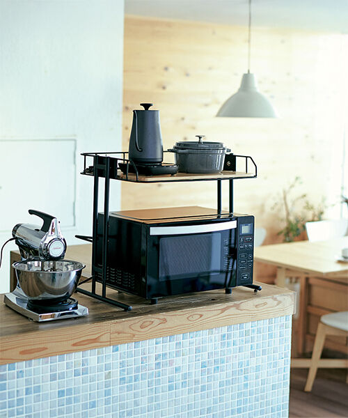  「空間を有効活用　マイクロウェーブラック」|食器・キッチングッズ|
