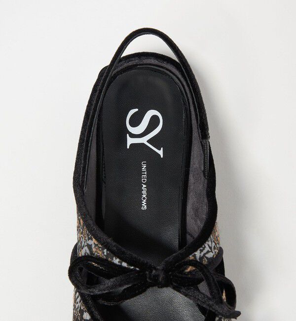 ODETTE E ODILE「＜SY＞ポインテッド リボン バックベルト フラット15&uarr;」|パンプス|