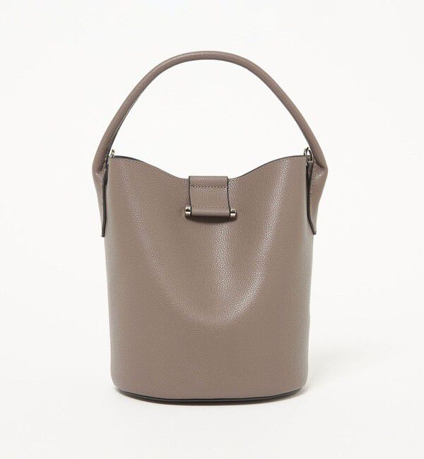 UNITED ARROWS「メタルポイント バケットバッグ」|ショルダー・メッセンジャー|DK.GRAY