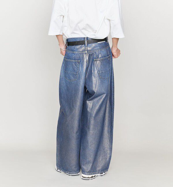 ASTRAET「＜ASTRAET＞コーティング BIG バルーンデニムパンツ UNISEX 」|デニム|