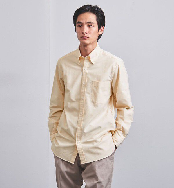 UNITED ARROWS「オーガニックコットン オックスフォード ストライプ ボタンダウン シャツ」|シャツ・ブラウス|