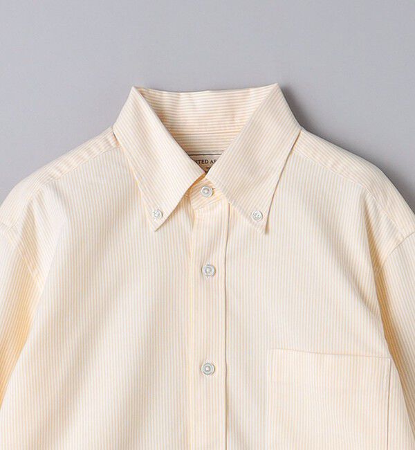 UNITED ARROWS「オーガニックコットン オックスフォード ストライプ ボタンダウン シャツ」|シャツ・ブラウス|