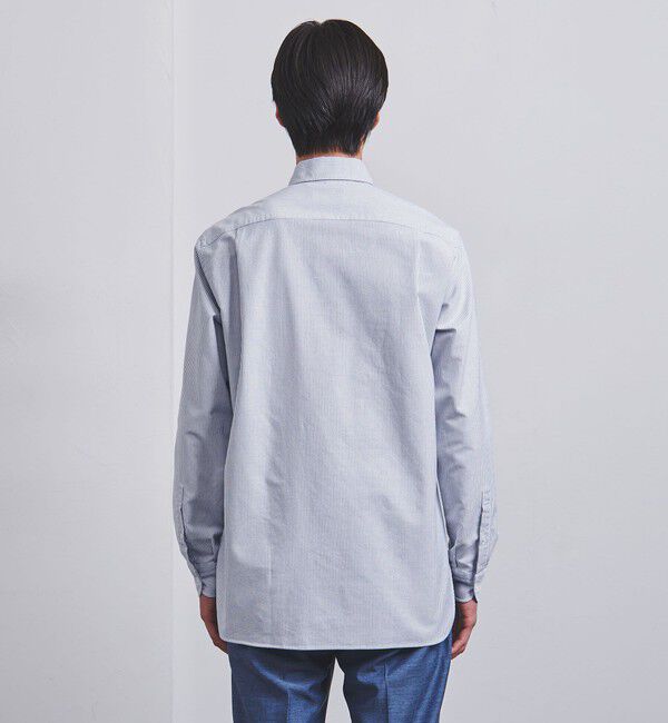 UNITED ARROWS「オーガニックコットン オックスフォード ストライプ ボタンダウン シャツ」|シャツ・ブラウス|