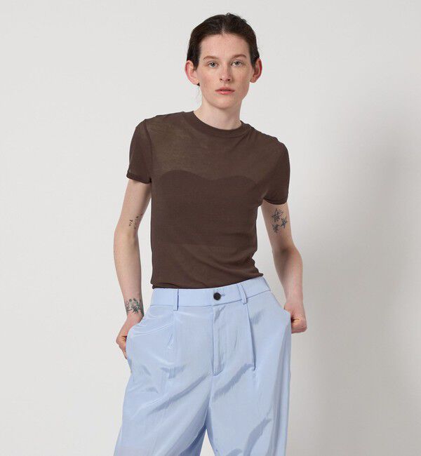 AEWEN MATOPH「＜AEWEN MATOPH＞シアー Tシャツ」|Tシャツ・カットソー|