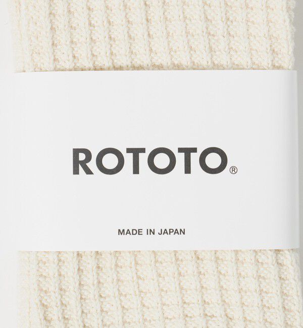 UNITED ARROWS「＜ROTOTO＞ワッフル クルーソックス」|ソックス|