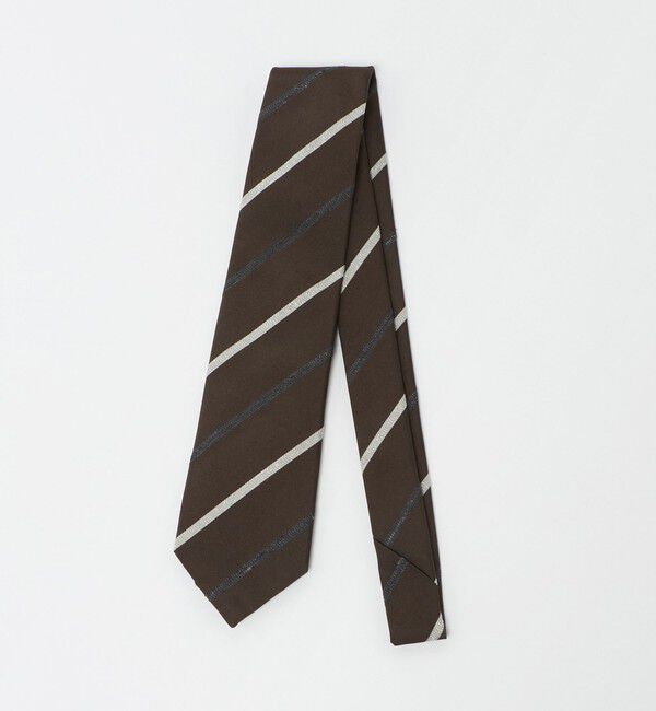 UNITED ARROWS「フォサッティ マルチストライプ ネクタイ」|ネクタイ・蝶ネクタイ|DK.BROWN