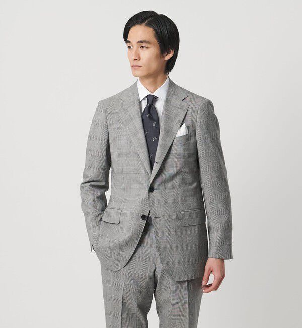 UNITED ARROWS「プリンス オブ ウェールズチェック シングル 3ボタン スーツ REGULAR MODEL」|スーツ|