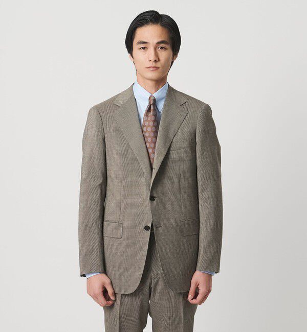 UNITED ARROWS「山栄 ハウンドトゥース シングル 3ボタン スーツ REGULAR MODEL」|スーツ|