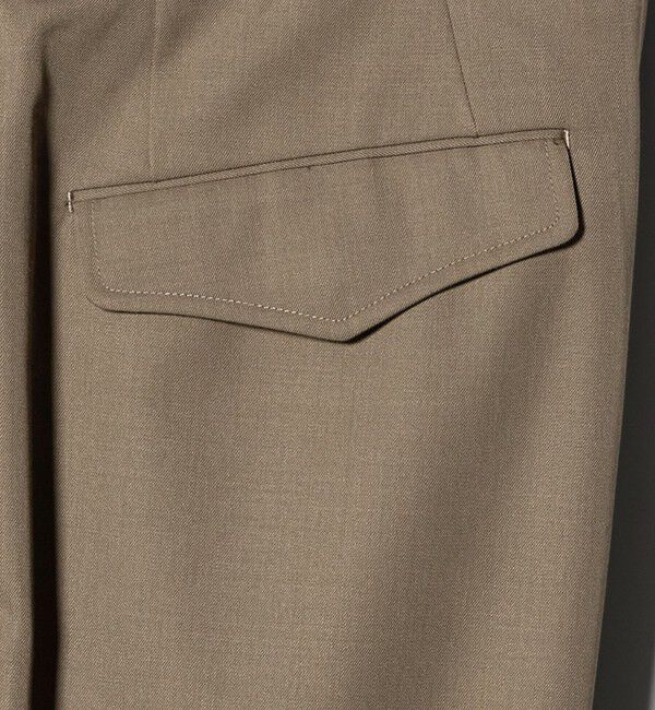 UNITED ARROWS「フォルムギャバジン モダン ストレート スラックス」|スラックス|