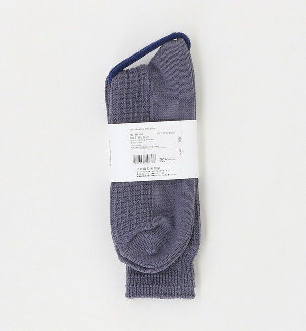 UNITED ARROWS「＜ROTOTO＞ワッフル クルーソックス」|ソックス|