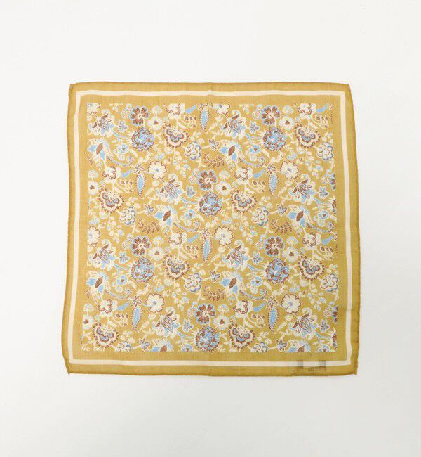 UNITED ARROWS「＜ERRICO FORMICOLA＞フラワー ポケットチーフ」|ハンカチ|