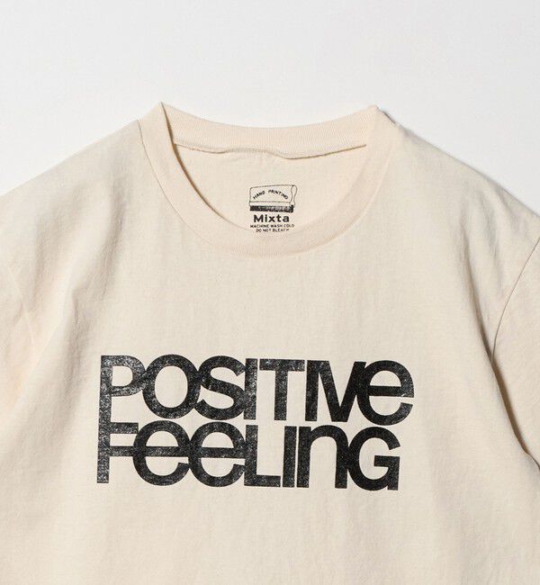 UNITED ARROWS「【別注】＜MIXTA＞POSITIVE FEELING Tシャツ NATURAL」|Tシャツ・カットソー|