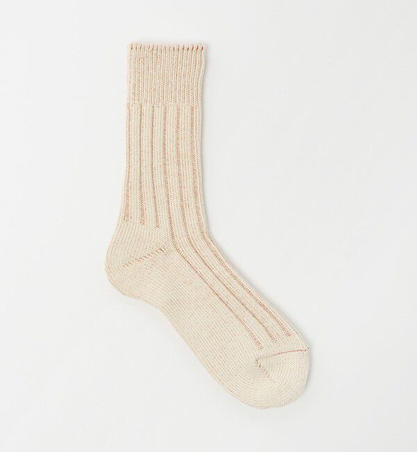 UNITED ARROWS「＜ROTOTO＞リブソックス」|ソックス|RED