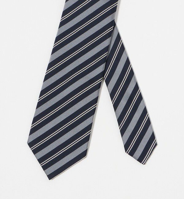 UNITED ARROWS「ネイビー マルチストライプ ネクタイ」|ネクタイ・蝶ネクタイ|