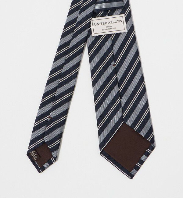 UNITED ARROWS「ネイビー マルチストライプ ネクタイ」|ネクタイ・蝶ネクタイ|