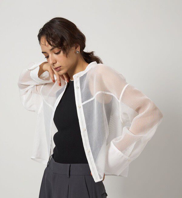 UNITED ARROWS green label relaxing「シアー コードレーン シャツ」|シャツ・ブラウス|