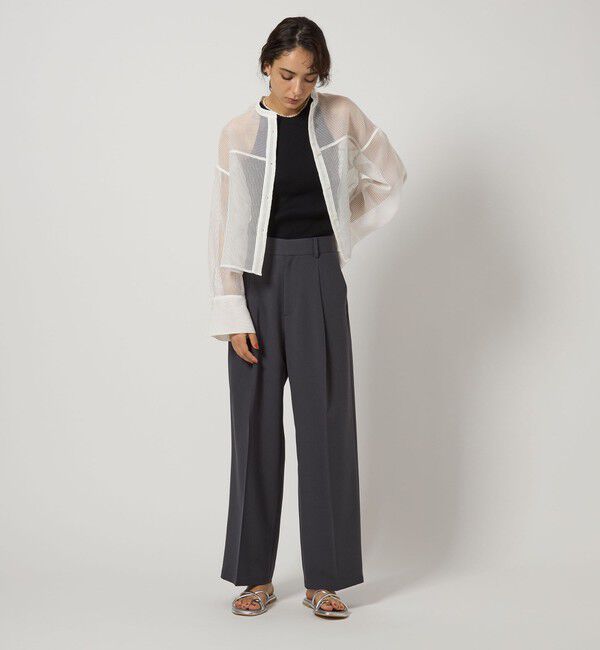 UNITED ARROWS green label relaxing「シアー コードレーン シャツ」|シャツ・ブラウス|