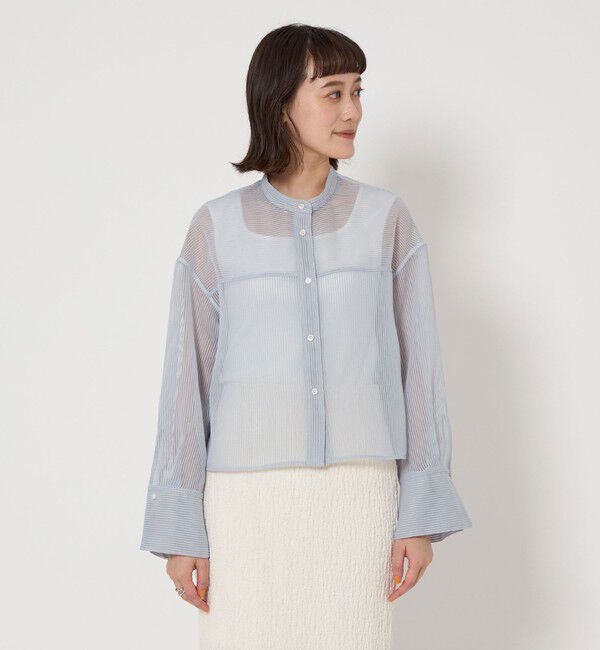 UNITED ARROWS green label relaxing「シアー コードレーン シャツ」|シャツ・ブラウス|