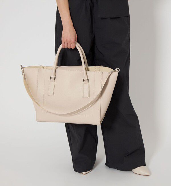 UNITED ARROWS green label relaxing「【WEB限定】トラペーズ ワイドベルト トートバッグ / A4 / 通勤」|トートバッグ|