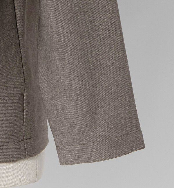 UNITED ARROWS green label relaxing「A+ ウールライク 1B ノーカラージャケット -ウォッシャブル・ストレッチ-」|ノーカラージャケット|