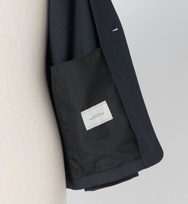 UNITED ARROWS green label relaxing「A+ ウールライク 1B ノーカラージャケット -ウォッシャブル・ストレッチ-」|ノーカラージャケット|