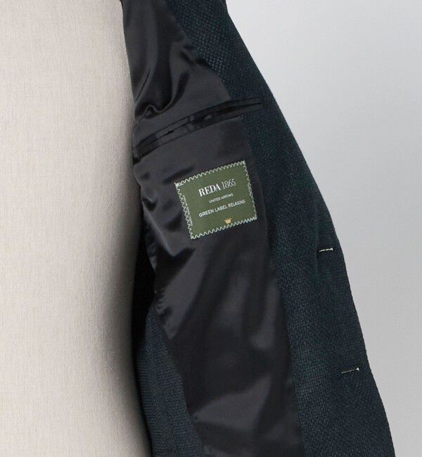 UNITED ARROWS green label relaxing「REDA BLAZER ホップサック 2B RG ジャケット」|テーラードジャケット|