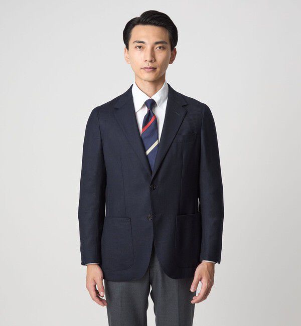 UNITED ARROWS green label relaxing「REDA BLAZER ホップサック 2B RG ジャケット」|テーラードジャケット|