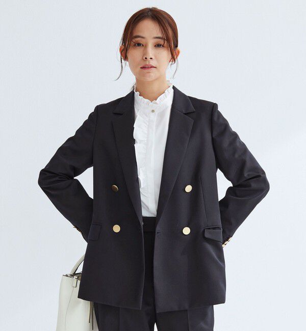 UNITED ARROWS green label relaxing「［size SHORTあり］Greed グリード ダブル ジャケット ウォッシャブル」|テーラードジャケット|