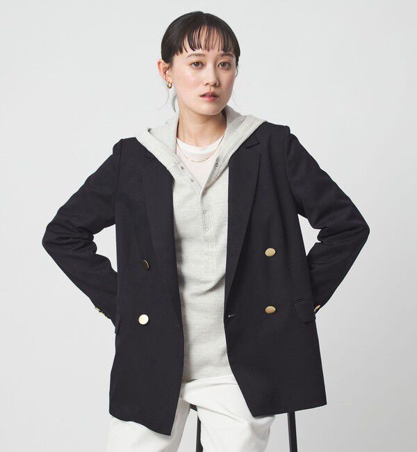 UNITED ARROWS green label relaxing「［size SHORTあり］Greed グリード ダブル ジャケット ウォッシャブル」|テーラードジャケット|