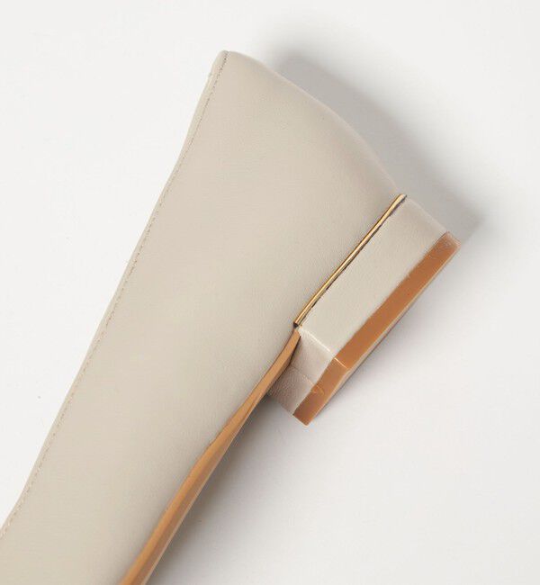 UNITED ARROWS green label relaxing「ポインテッド メタルライン フラットパンプス 撥水」|パンプス|