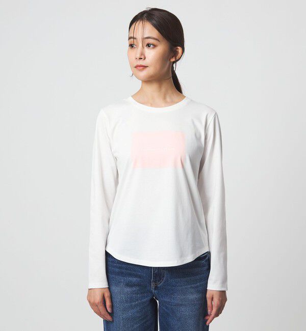 UNITED ARROWS green label relaxing「ロゴ ロングスリーブ カットソー」|Tシャツ・カットソー|