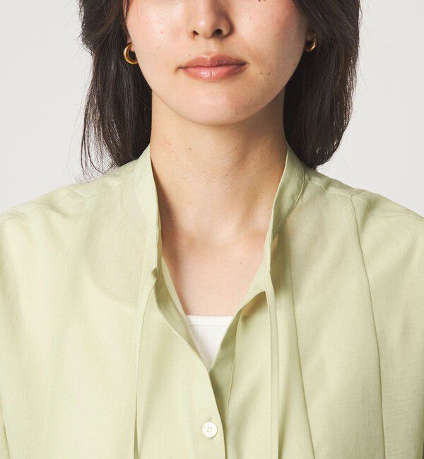 UNITED ARROWS green label relaxing「［size SHORTあり］ミルフィーユ フレア ブラウス」|シャツ・ブラウス|