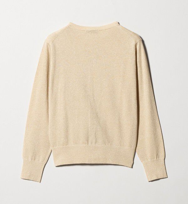 UNITED ARROWS green label relaxing「ラメ クルーネック ニット カーディガン」|カーディガン|