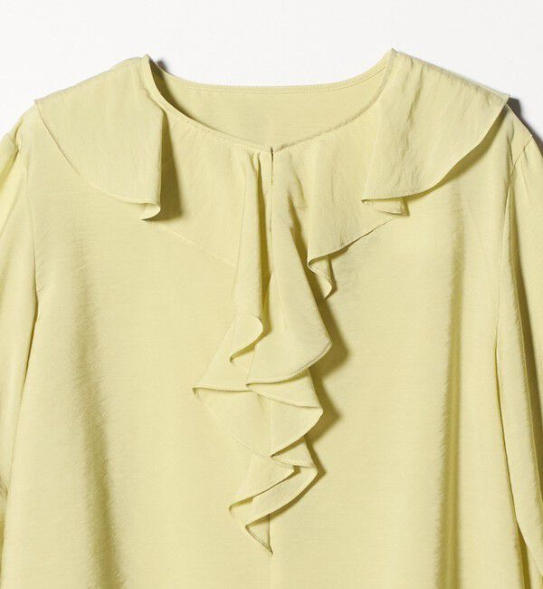 UNITED ARROWS green label relaxing「ラッフル ブラウス」|シャツ・ブラウス|