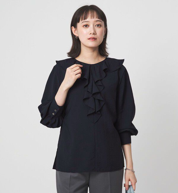 UNITED ARROWS green label relaxing「ラッフル ブラウス」|シャツ・ブラウス|