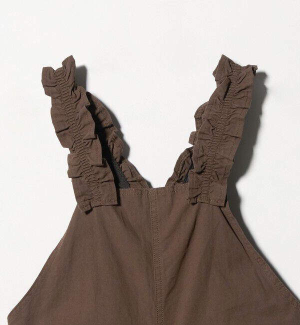 UNITED ARROWS green label relaxing「ツイル フリル サロペット / キッズ  140cm-160cm」|ワンピース|